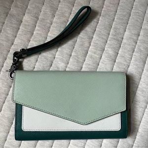 BOTKIER GREEN PURSE LIKE NEW